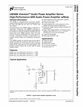 DataSheet LM3886 pdf