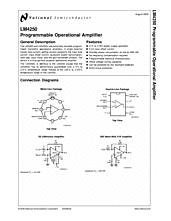 DataSheet LM4250 pdf