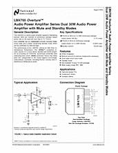 DataSheet LM4765 pdf