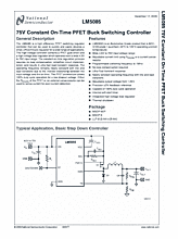 DataSheet LM5085 pdf