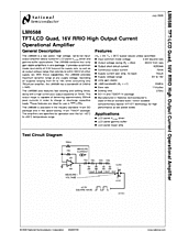DataSheet LM6588 pdf