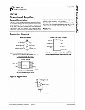 DataSheet LM741 pdf