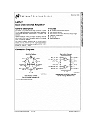 DataSheet LM747 pdf
