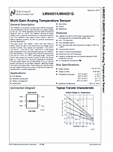 DataSheet LM94021 pdf