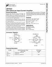 DataSheet LMC6001 pdf