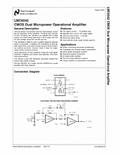 DataSheet LMC6042 pdf