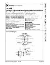 DataSheet LMC6064 pdf