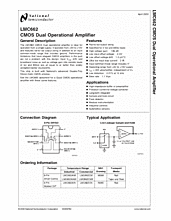 DataSheet LMC662 pdf