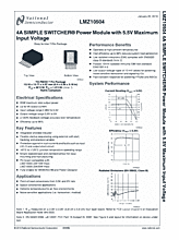 DataSheet LMZ10504 pdf