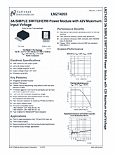 DataSheet LMZ14203 pdf