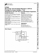 DataSheet LP2983-0.9 pdf