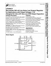 DataSheet LP2989LV pdf