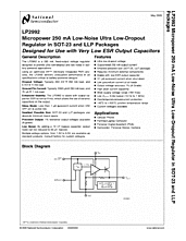 DataSheet LP2992-2.5 pdf