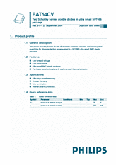 DataSheet BAT54CV pdf