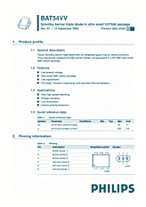 DataSheet BAT54VV pdf