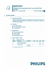 DataSheet BAT54XY pdf
