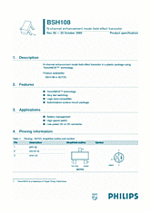 DataSheet BSH108 pdf