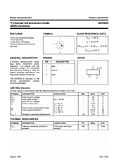 DataSheet BSH203 pdf