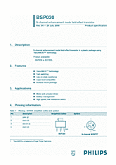 DataSheet BSP030 pdf
