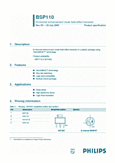 DataSheet BSP110 pdf