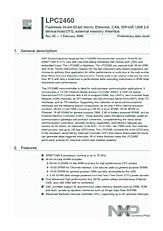DataSheet LPC2460 pdf