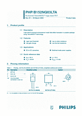 DataSheet PHP152NQ03LTA pdf