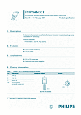 DataSheet PHP54N06T pdf