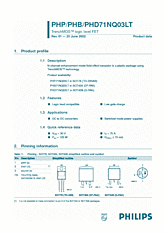 DataSheet PHD71NQ03LT pdf
