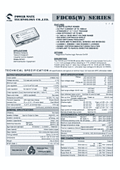 DataSheet FDC05-12S05 pdf