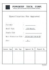 DataSheet PC1601-F pdf