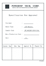 DataSheet PC1602-I pdf