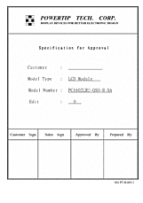 DataSheet PC1602-Q pdf