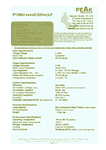 DataSheet P10MU-0505ZH40LF pdf