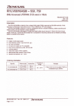 DataSheet R1LV0816ASB-7SI pdf