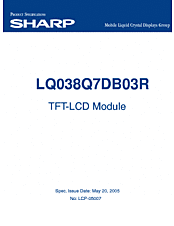 DataSheet LQ038Q7DB03R pdf