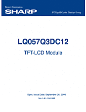 DataSheet LQ057Q3DC12 pdf