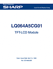 DataSheet LQ064A5CG01 pdf