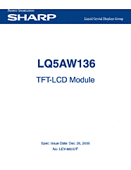 DataSheet LQ5AW136 pdf