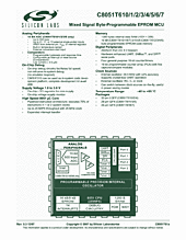 DataSheet C8051T612-GQ pdf