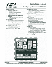 DataSheet C8051T630-GM pdf