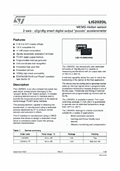 DataSheet LIS202DL pdf