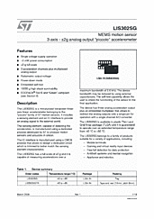DataSheet LIS302SG pdf