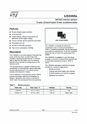 DataSheet LIS344AL pdf