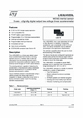 DataSheet LIS302DLH pdf