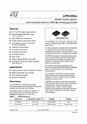 DataSheet LPR430AL pdf
