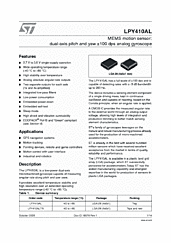 DataSheet LPY410AL pdf