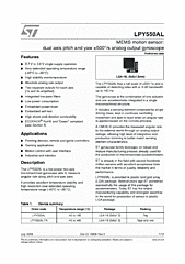 DataSheet LPY550AL pdf