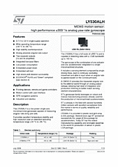 DataSheet LY530ALH pdf