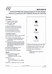 DataSheet M24LR64-R pdf