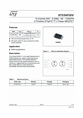 DataSheet STC5NF20V pdf